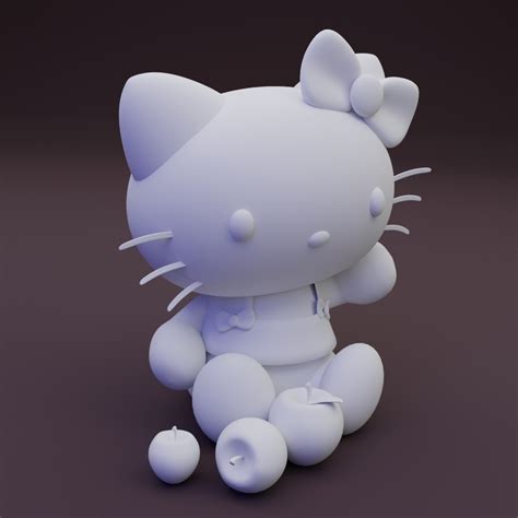hello kitty stl|Hello Kitty by Make3Design .